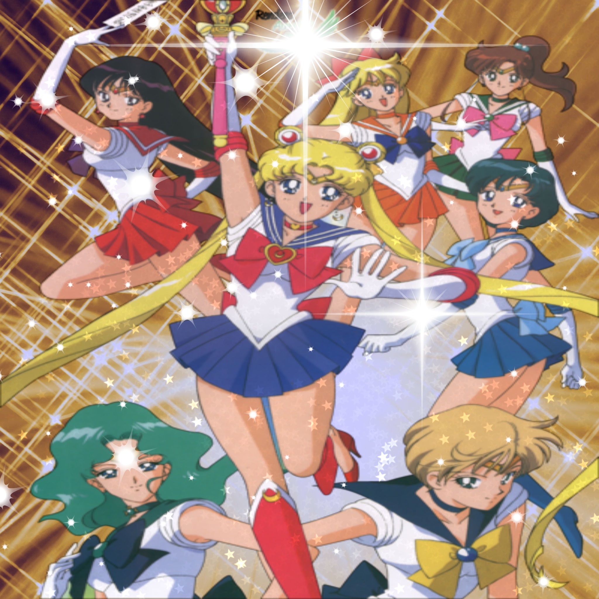 Sailor moon Bokeh style (diffe