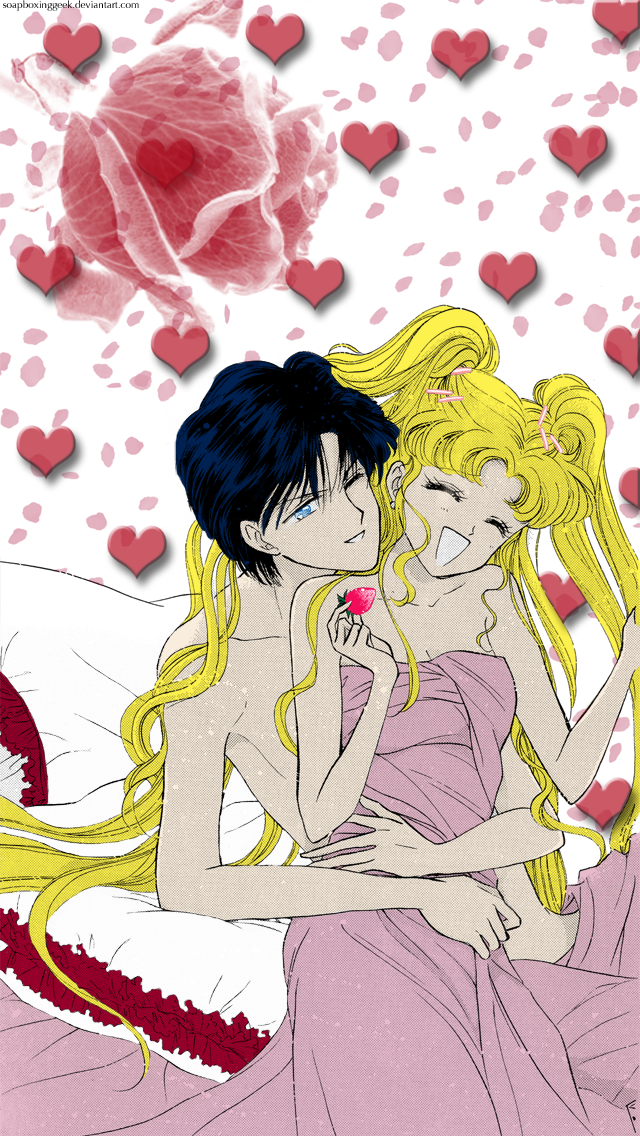 Mamoru and Usagi Valentine's.