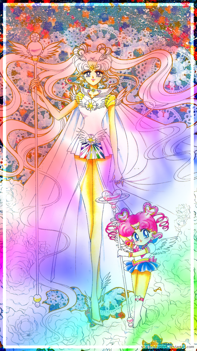 Sailor Cosmos and ChibiChibi