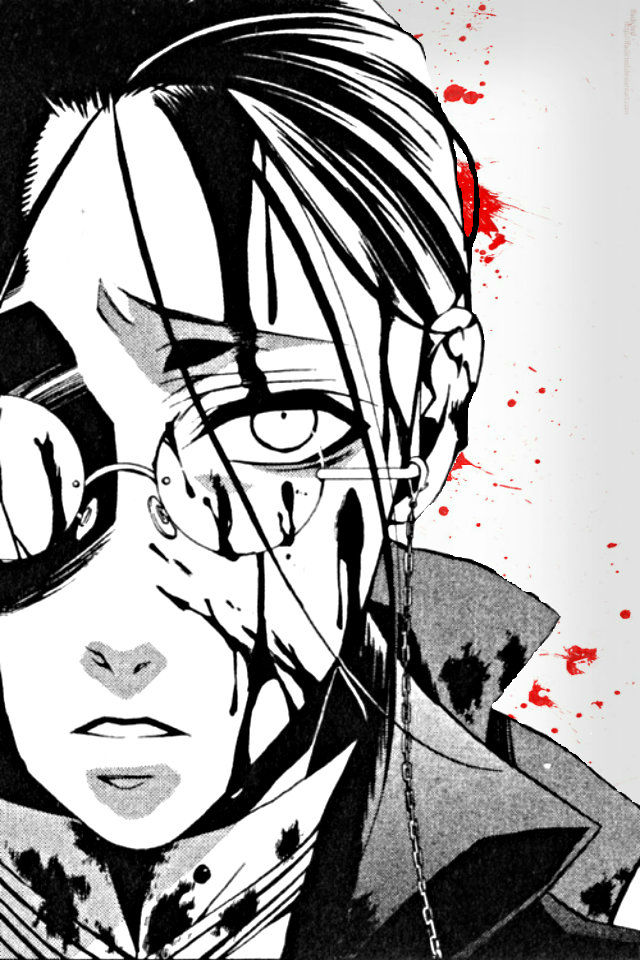 Grell [in black]